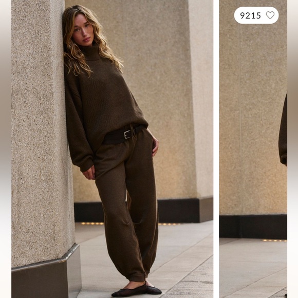 *NWT* free people Hailey turtleneck set size XS Black - Picture 2 of 6